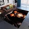 Пламя Skull Print Carpet Teen Home Decor Living Room коврики для спальни кухонный ковер без скольжения ванная комната коварный коварный швейцар