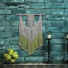 Tapestries 2024 EST Bohemian Art Handmade Tapestry Macrame Woven Wall Hange Wedding Decor DIY