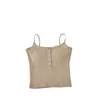 Camisoles Tanks Nicho Camisole malha Slim Summer Tube Top INS Hip Hop Button Tops