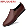 Casual Shoes Fashion Men Summer Business Flats Mens Loafers Genuine Leather Moccasins Male Slip On Driving