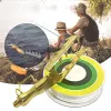 1 set pesca ad esca da pesca retriever versatile colore dorato ultra luci per la pesca in metallo retriever esca di soccorso.