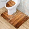 Tappeti da bagno tappeto a tappeto in legno bordo accessori per bagno decorazione del bagno tappeto nella camera da letto set non slip cucina