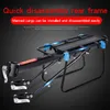 Bicycle Luggage Carrier Cargo Rear Rack 20-29 Inch Bikes Install Tools Shelf Cycling Seatpost Bag Holder Stand Racks