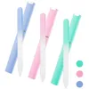 3Pcs Sandblasted Glass Nail File With Case Manicure Device Tool Buffer Files Two Sides