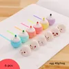 Pens de cores coloridas Kawaii Creative Design Highlighters for Kids Toy Painting Graffiti Supplies da Escola de Papelaria Estética