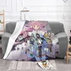 Koce Puella Magi Madoka Magica Anime Ket Flanel Decoration Plakat Plakat Portable Home Bedspread