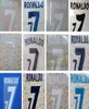 Real Madrd Stemping Home and Away Soccer Namesets 7 Ronaldo 11 12 12 13 13 14 14 15 15 16 16 17 17 18 Drukbelettering Fon1799062