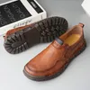 Casual Shoes Golden Sapling Retro Man Loafers Fashion Sewing Men's Classics Driving Flats Leisure Party Footwear Male Moccasins