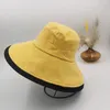 Kontrasterande fiskare hatt solskyddsmedel hatt kvinnors sommar stora hatt visir visir ansikte sol hat uv skydd hatt vår och höst