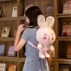 Фаршированные плюшевые животные мечта о розовом кроликом кукла кукла плюшевые игрушечные сумки Отправить девочкам шоппинг милый рюкзак белый розовый два цвета рюкзак L411