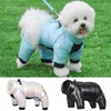 Dog Apparel Double Zipper Pet Jumpsuit Overalls For Small Dogs Winter Warm Puppy Clothes Yorkshire Rompers Ropa De Invierno Para Perros