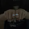 2pcs leuchtende Herzringe im dunklen fluoreszierenden Ring für Männer Frauen verstellbare offene Fingerring -Paar Ringe Schmuckgeschenke