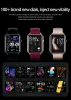 Часы для Samsung Xiaomi Huawei Luxury 1,7 дюйма Smart Watch Q19 Pro Гровяное давление монитор частоты сердечного ритма спортивные часы для мужчин женщин