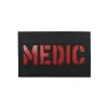 Medical Medical Emergency Broided Reflective Fabric Magic Patch EMT Rescue Logo Patch Hook and Ring Military Patches