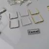 カマル150pcs 12mm 3色ダブル *クリスタルプリズム用の形状のピンコネクタビードシャンデリアペンダントランプハンギング照明パーツ