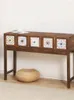 Decorative Plates Wall Living Room Cabinet Locker Bedroom Retro Chest Of Drawers Multifunctional