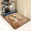 Café des conceptions de conception de séchage tapis super absorbant Poudcs de vidange de cuisine de cuisine tasses tasses d'évier de bouteille imperméable