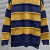 Nya Europa Kvinnor och herrar Designer Sweaters Retro Classic Luxury Sweatshirt Men Arm Letter Brodery Round Neck Bekväm högkvalitativ Jumper M-3XL #25