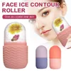 Silicone Ice Facial Roller Skin Care Beauty Soule qui soulève des outils de contourissement des plateaux de glaçon Globe Globe Balls Face Skin Care Massageur Massageur