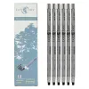 Lápis LOTORY 12PCS/Set Pull Line Lápis de carvão macio/médio Desenho de desenho de carbono Lápis Free Cuttting Art Supplies Staionery