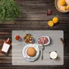 Прозрачный обеденный стол Placemat Polyester Placemat Столовый столик заполнение коврики для ковриков.