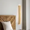 Luce da parete interno moderna LED Crack Crack Wood Wall Plipce in camera da letto Nordic Lampada da parete per soggiorno per le scale del soggiorno corridoio