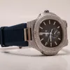 Luxe die er volledig uitziet, bekijk Iced Iced for Men Woman Top vakmanschap uniek en dure Mosang Diamond Watchs voor Hip Hop Industrial Luxueuze 20534