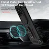 Voor Xiaomi Poco X3 Pro Case Armor Car Magnetic Holder Telefoonhoes