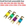 5pcs Anl Gold Lated Care Fuses Mini Car Stereo Audio Afs Fuse 20A30A40A50A60A70A80A100A120A125A150A175A200A 250A Auto