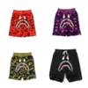 NYA A BATHING A AP BAP ABC CAMO Black Shark Sweat Back Pocket Shorts