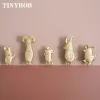 Gold Beastie Animal Knobs Brass Children's Room Door Knobs Härliga skåp Handtag Skåplådan drar tillbehörsmöbler