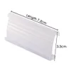 Plastic Wire Rack Label Holder, Compatible With Metro And Nexel Shelf,Label Paper Inserts Included, Shelving Tags Clips