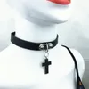 Chokers gotiska svart spikade punk choker krage spikar nitar med päckad chocker halsband för kvinnor män bondage cosplay goth je dhgarden dh2oy