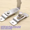90 Degree Buckle Sliding Lock Chain Barrel Bolt Security Tools for Window Cabinet Hotel Home Door Latches Hasp Bending Latch