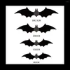 Dekoracja imprezowa Halloween PVC 3D Bat Wall dekoruj zasady przerażające naklejki