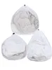 Sac à linge 3pcs Vêtements de bébé en polyester blanc avec rangement de jouets à cordon