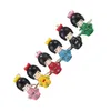 Japanische Schlüsselbundschlüssel -Figur Kimono Kokeshi Geisha Ring Keychains Anhänger Handtasche Ornament Charms Auto Netter Rückspiegel