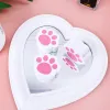 Mirror Glass Wipe Gatto Athesivo Adesivo carino Pennello per la pulizia di vetro Capi Paw Forma Magic Sponge Brushs Cleaser Kitchen Faucet TAME