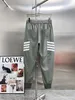 سروال رجال هوديي suprenne mans sweatpants البضائع العرق هارون قابلة للطي رمادي سراويل السوائل السود