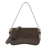 Totes Pu Versatile Shoulder Bag Women Classic Justerbar Strap Stone Pattern Everyday All-Match