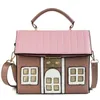 Torby na ramię Cartoon House Dom Messenger Messenger Cute Style Bag Crossbody for Women 2024 Flap