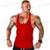 Herren-T-Shirts Herren Fitness Tanktan Top ärmellose Sweatshirt 2021 Neue Herren Baumwollkleidung Modetank-Tanktop-Unterwäsche Hombre T240411