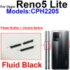 Power Volume Side Buttons For OPPO Reno 5 Pro Plus 5 Lite 5F 5Z 4G 5G On Off Power Volume Up Down Switch Key Parts