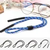 Glasögonkedjor 1 bit flytande polyesterkedjeglas med solglasögonkedja Sport Anti Slip Chain Glasögon Rope konsol och lanyard C240411