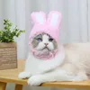 猫イースターバニーコスチュームペット用品ミニウサギ耳ペット猫帽子パーティーコスチュームハロウィーンアクセサリーヘッドウェアラブリースタイル