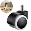 Universal Mute Wheel Office Chase Caster Swivel gummi mjuka säkra rullar möbler hårdvara tunga kontorsstol hjul