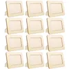 Frames 12 pcs DIY Cadre d'image en bois inachevé po vertical Desktop Home Child Kids Crafts