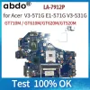 マザーボードQ5WV1 LA7912P for Acer Aspire V3571G E1571G V3531G E1571LAPTOPマザーボード。 HM77 GPU GT710M/GT610M/GT620M/GT520テスト100％
