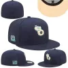 2023 Gevangen hoedenmaten Fit hoed honkbal voetbal Snapbacks ontwerper Flat Hat Active verstelbare borduurwerk katoenpetten Alle teamlogo buiten sport mesh cap maten 7-8