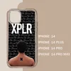 Sam och Colby XPLR Telefonfodral Transparent mjuk för iPhone 11 13 12 14 X XS XR Pro Max Mini Plus